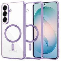 Husa premium Samsung Galaxy S26 Plus Techsuit Luxury Crystal MagSafe, mov