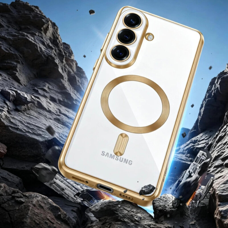 Husa premium Samsung Galaxy S26 Plus Techsuit Luxury Crystal MagSafe, mov