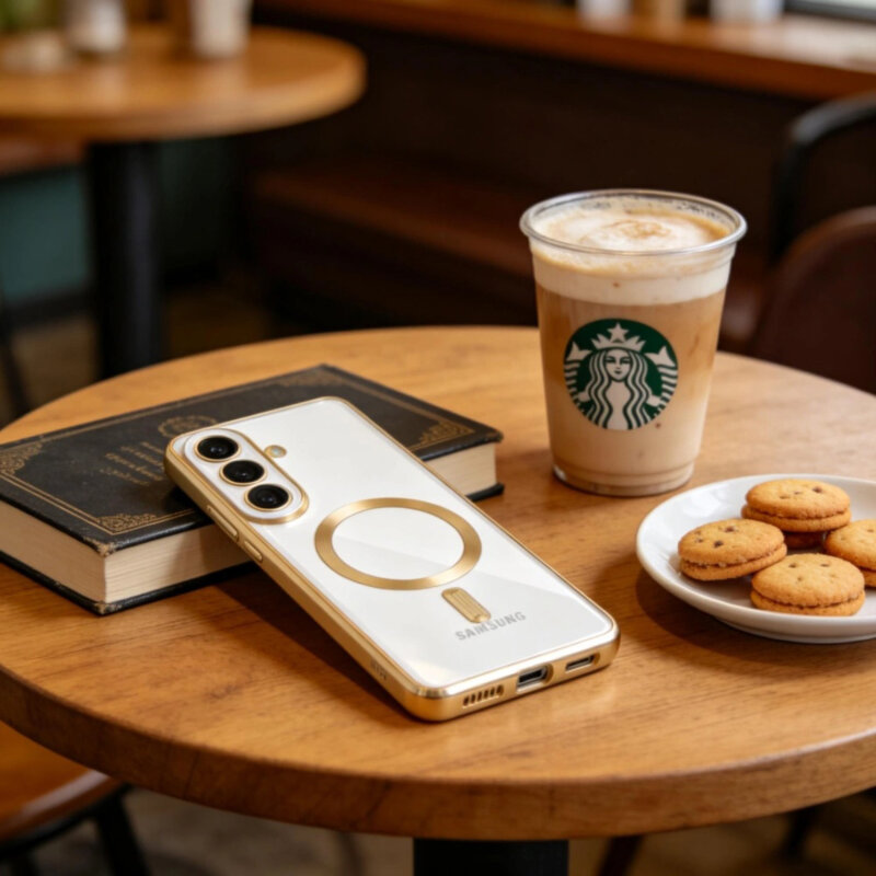 Husa premium Samsung Galaxy S26 Plus Techsuit Luxury Crystal MagSafe, rosu