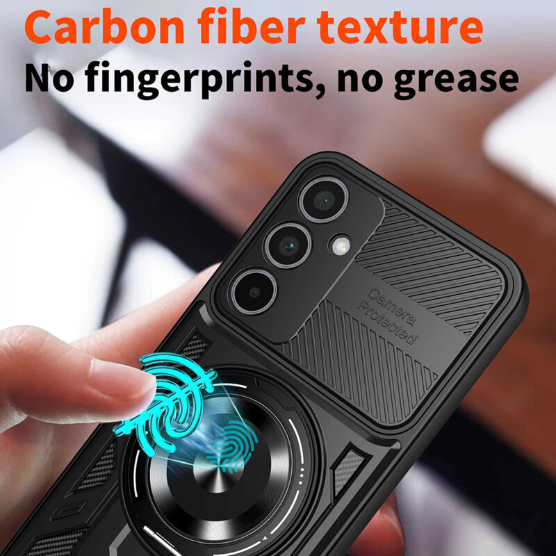 Husa Xiaomi Redmi Note 15 Pro 5G Techsuit RuggedCam, negru