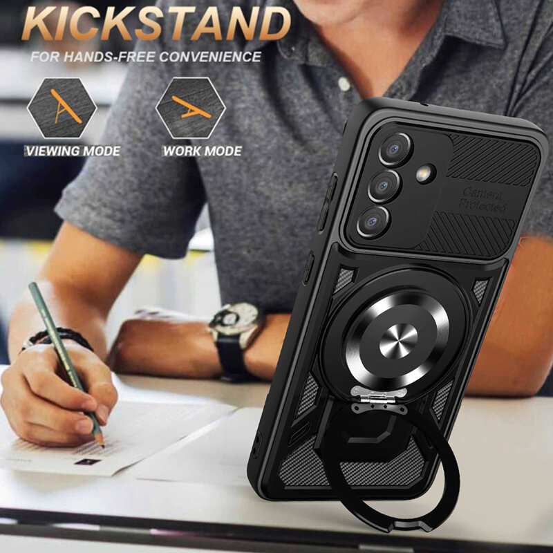 Husa Xiaomi Redmi Note 15 Pro+ 5G Techsuit RuggedCam, gri