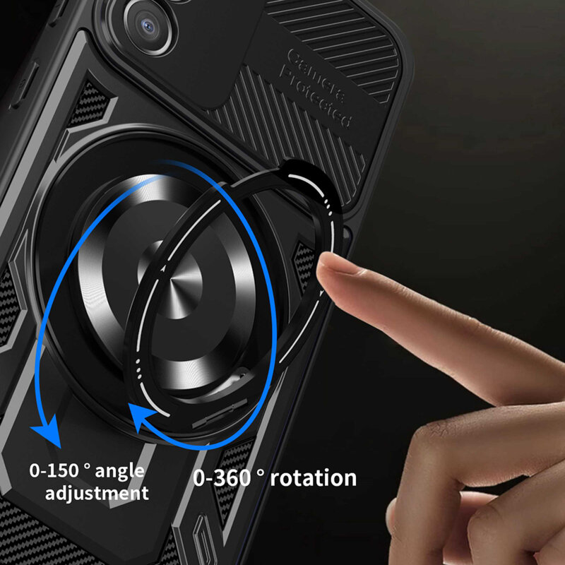 Husa Samsung Galaxy A57 5G Techsuit RuggedCam, albastru