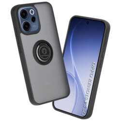 Husa Oppo Reno15 FS 5G Techsuit Glinth cu inel suport stand magnetic, negru
