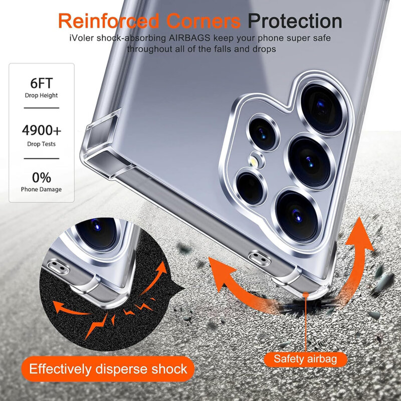 Husa Samsung Galaxy S26 Plus Techsuit Shockproof Clear Silicone MagSafe, transparenta