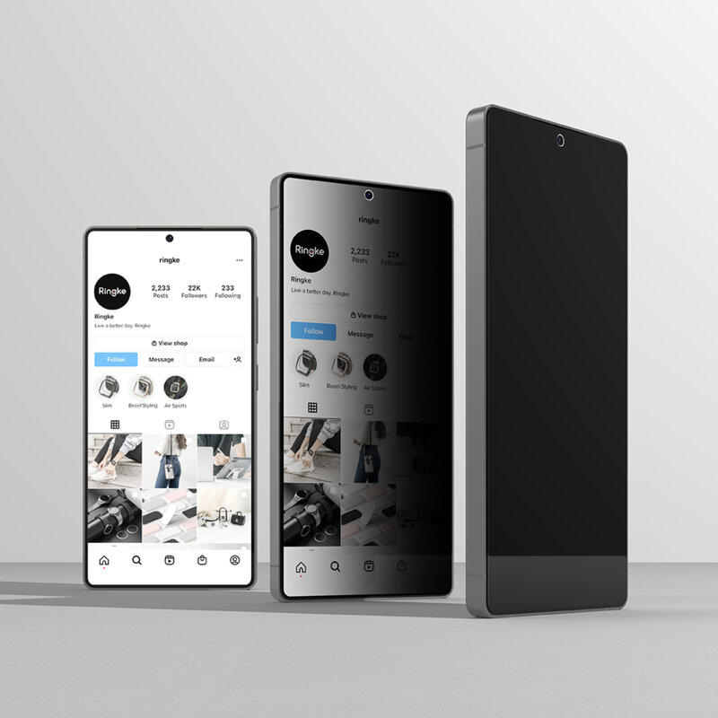 [Pachet 2x] Folie sticla Samsung Galaxy S26 Ultra Ringke Easy Slide Tempered Glass, negru