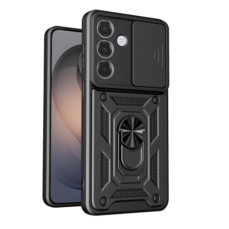 Husa Samsung Galaxy S26 protectie camera Techsuit CamShield Series, negru