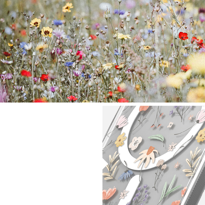 Husa Samsung Galaxy S26 Ultra Ringke Fusion MagSafe, Dry Flowers