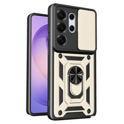 Husa Samsung Galaxy S26 Ultra protectie camera Techsuit CamShield Series, auriu
