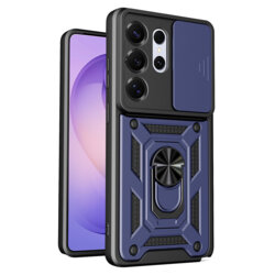 Husa Samsung Galaxy S26 Ultra protectie camera Techsuit CamShield Series, albastru