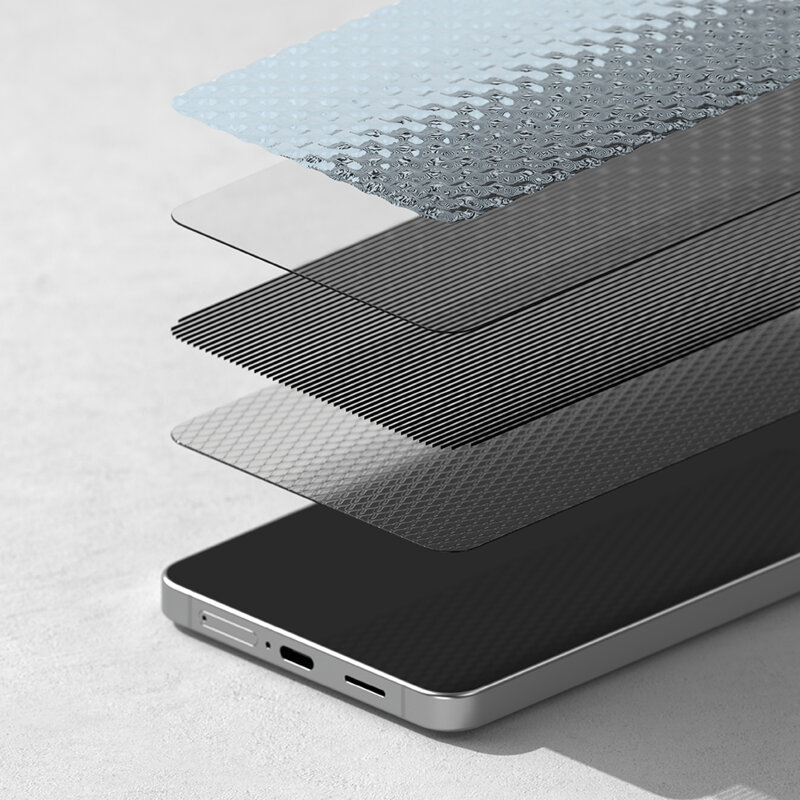 [Pachet 2x] Folie sticla Samsung Galaxy S26 Plus Ringke Easy Slide Tempered Glass, negru