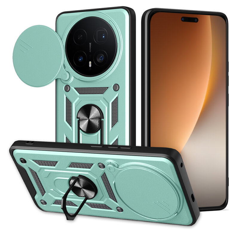 Husa Honor Magic8 Pro protectie camera Techsuit CamShield Series, verde