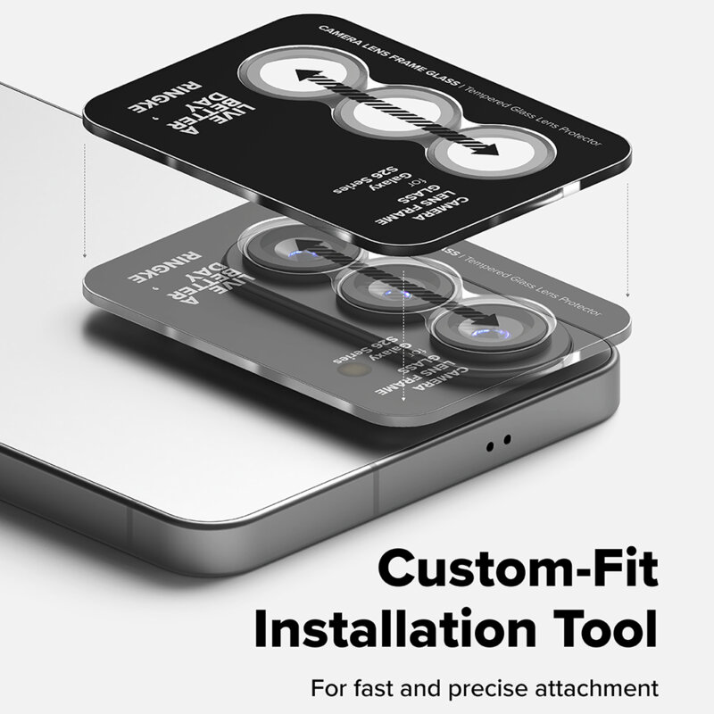 Folie sticla camera Samsung Galaxy S26 Plus Ringke Camera Lens Frame, negru