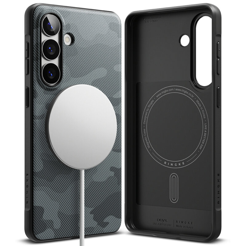 Husa Samsung Galaxy S26 Ringke Onyx MagSafe, camuflaj