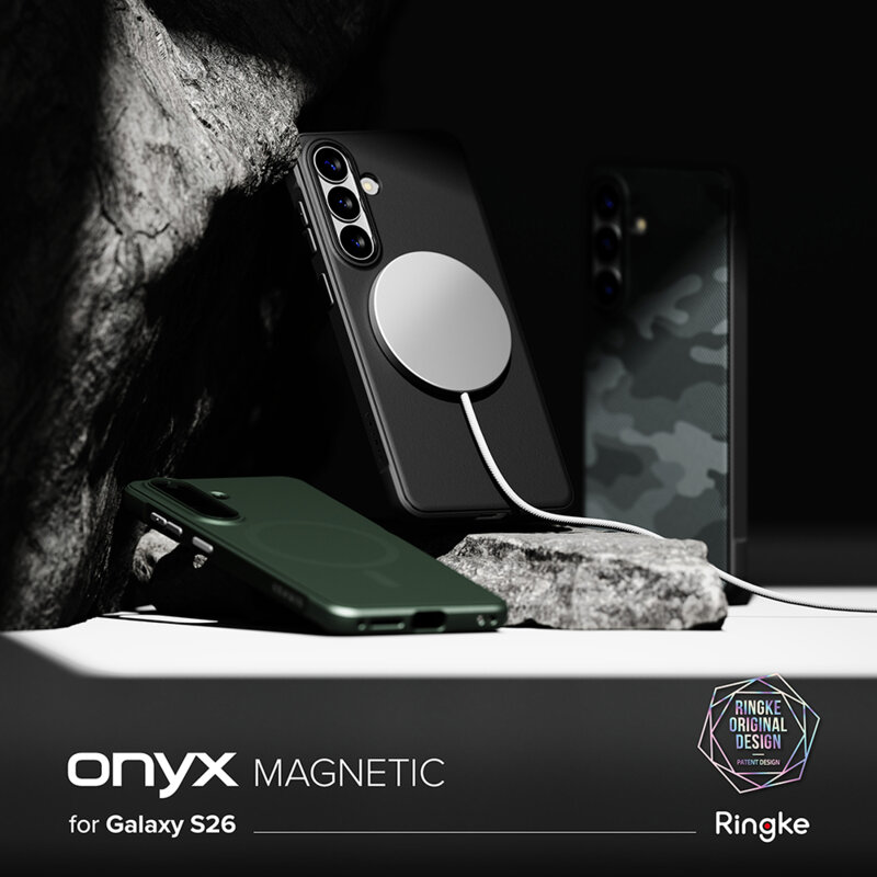 Husa Samsung Galaxy S26 Ringke Onyx MagSafe, camuflaj
