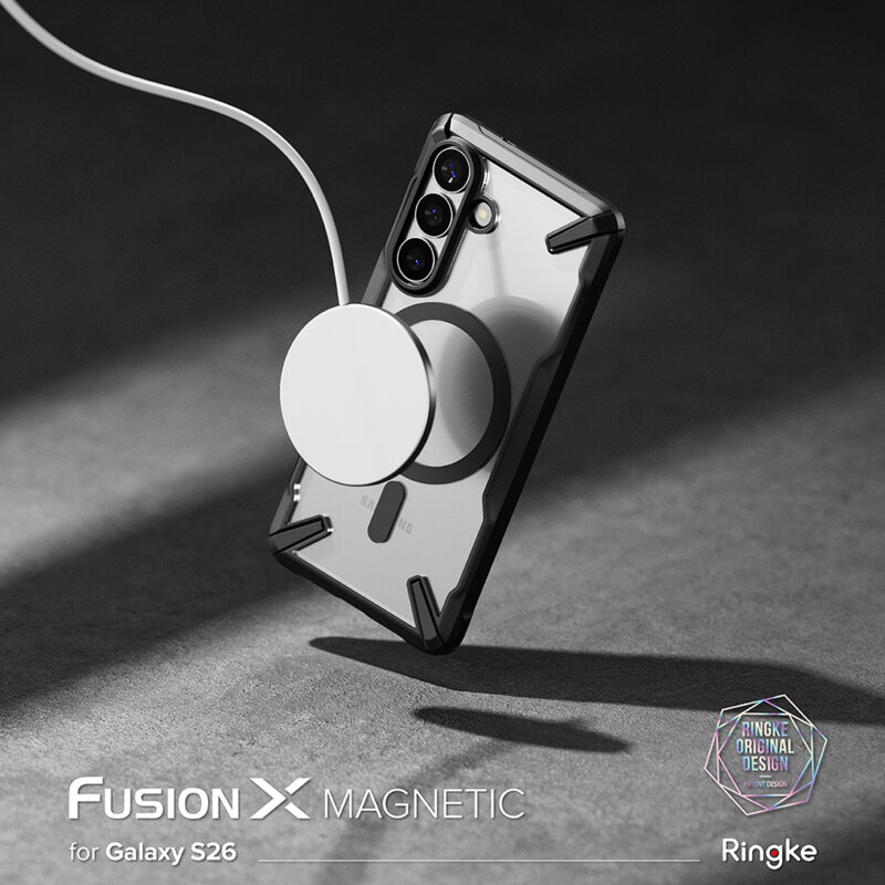 Husa Samsung Galaxy S26 Plus Ringke Fusion X MagSafe, negru