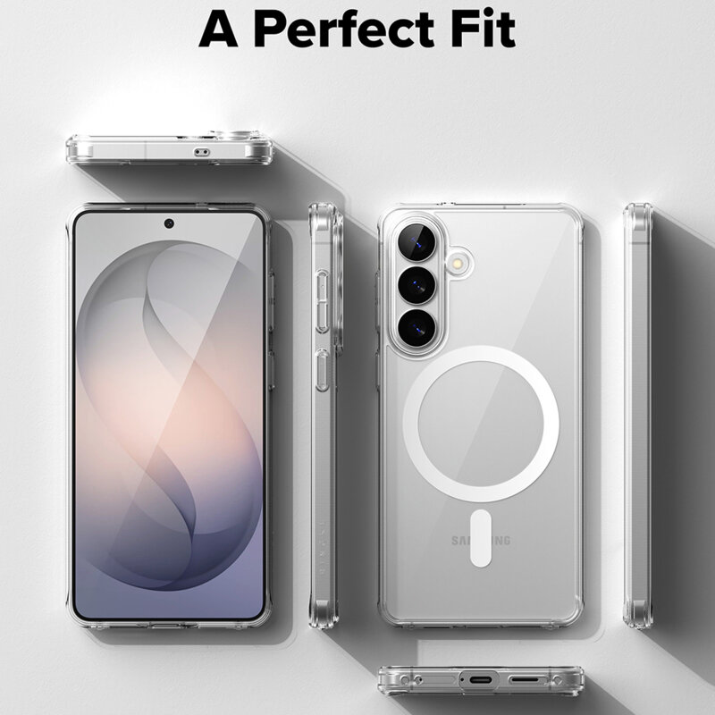 Husa Samsung Galaxy S26 Ringke Fusion MagSafe, transparenta