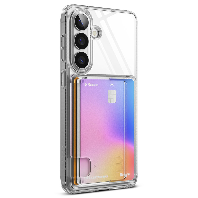 Husa Samsung Galaxy S26 Ringke Fusion Card, transparenta