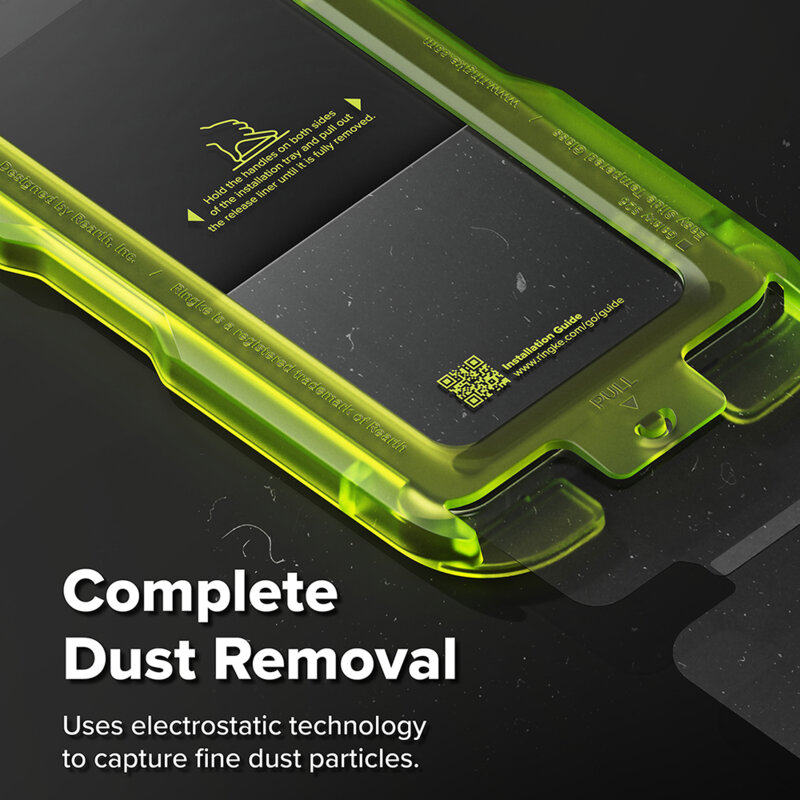 [Pachet 2x] Folie sticla Samsung Galaxy S26 Ringke Easy Slide Tempered Glass, transparenta