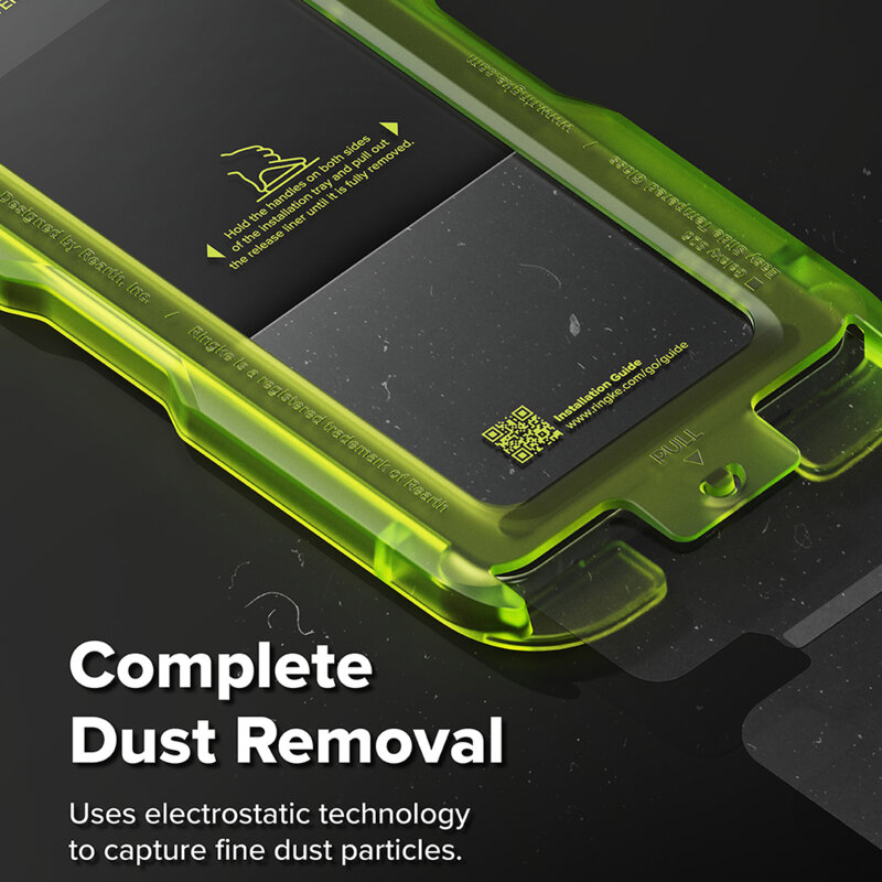 [Pachet 2x] Folie sticla Samsung Galaxy S26 Ringke Easy Slide Tempered Glass, negru