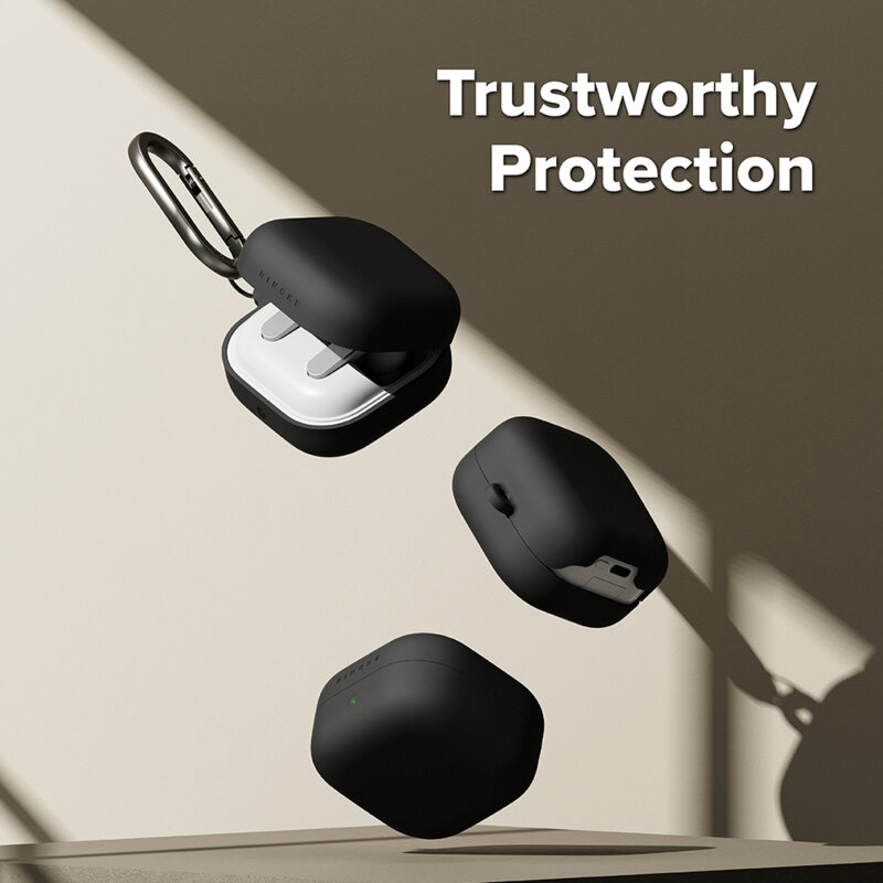 Husa Samsung Galaxy Buds 4 Pro Ringke Silicone, negru