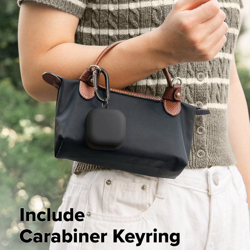 Husa Samsung Galaxy Buds 4 Pro Ringke Silicone, negru