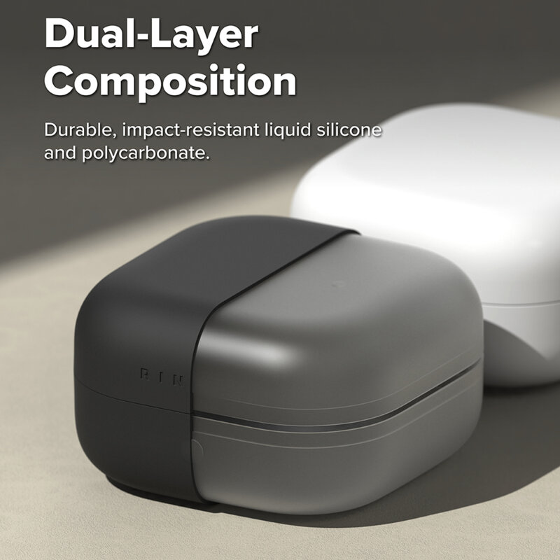 Husa Samsung Galaxy Buds 4 Pro Ringke Silicone, negru