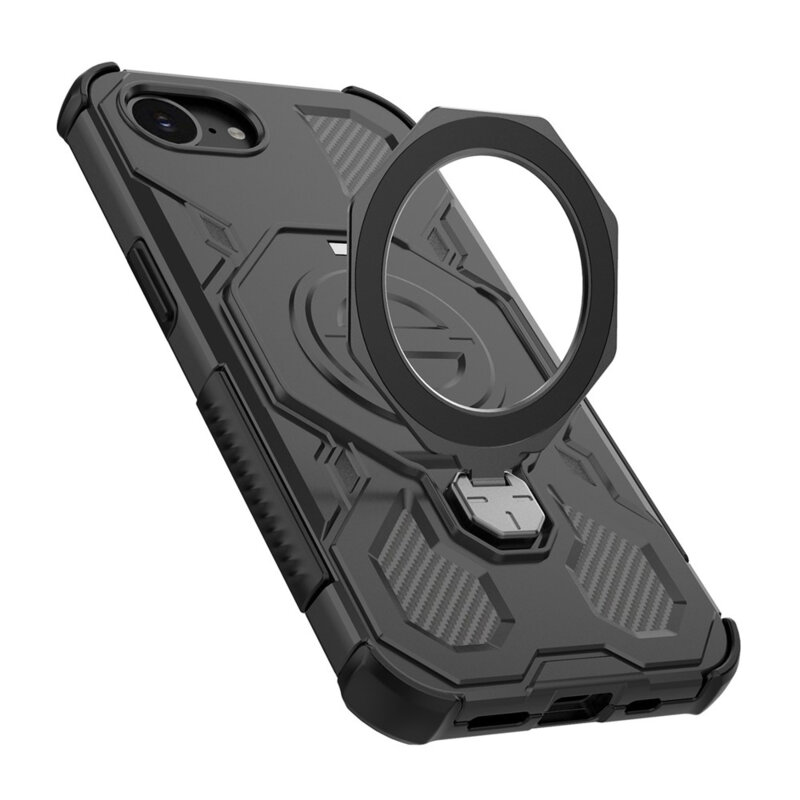 Husa iPhone 17e Techsuit Carbon Shield PRO, negru