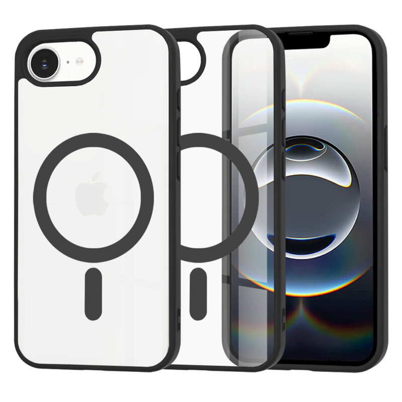 Husa iPhone 17e Techsuit MagSafe Pro, negru