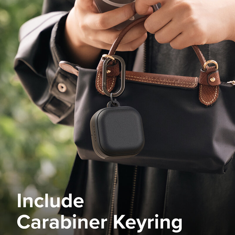 Husa Samsung Galaxy Buds 4 Pro Ringke Onyx Magnetic, negru