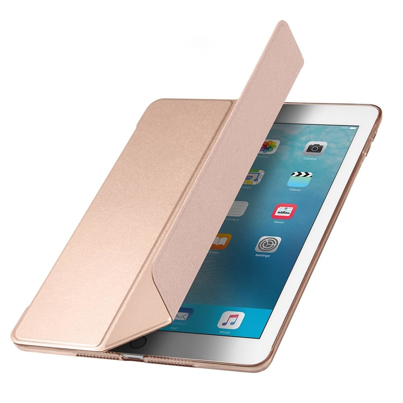 Husa Apple iPad 9.7 inch 2017, iPad 9.7 inch 2018 Flip Spigen Smart Fold - Rose Gold