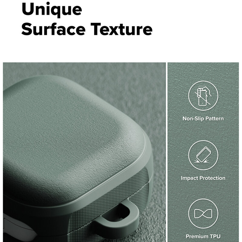 Husa Samsung Galaxy Buds 4 Pro Ringke Onyx Magnetic, verde