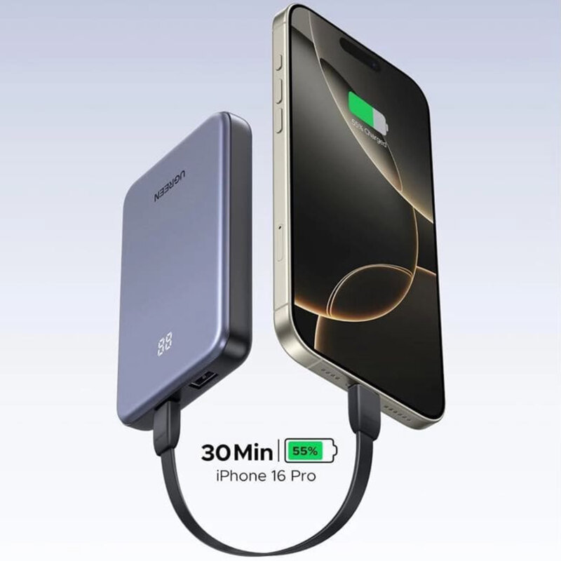 Baterie externa USB, Type-C, 10000mAh Ugreen, 22.5W, 75131B