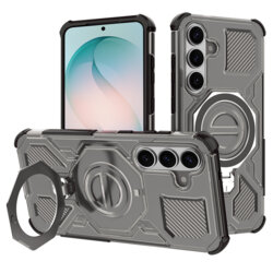 Husa Samsung Galaxy S26 Plus Techsuit Carbon Shield PRO, fumuriu