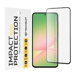 Folie sticla Samsung Galaxy A56 5G Techsuit ESD Glass, negru