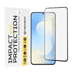 Folie sticla Samsung Galaxy S25 FE Techsuit ESD Glass, negru