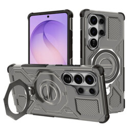 Husa Samsung Galaxy S26 Ultra Techsuit Carbon Shield PRO, fumuriu