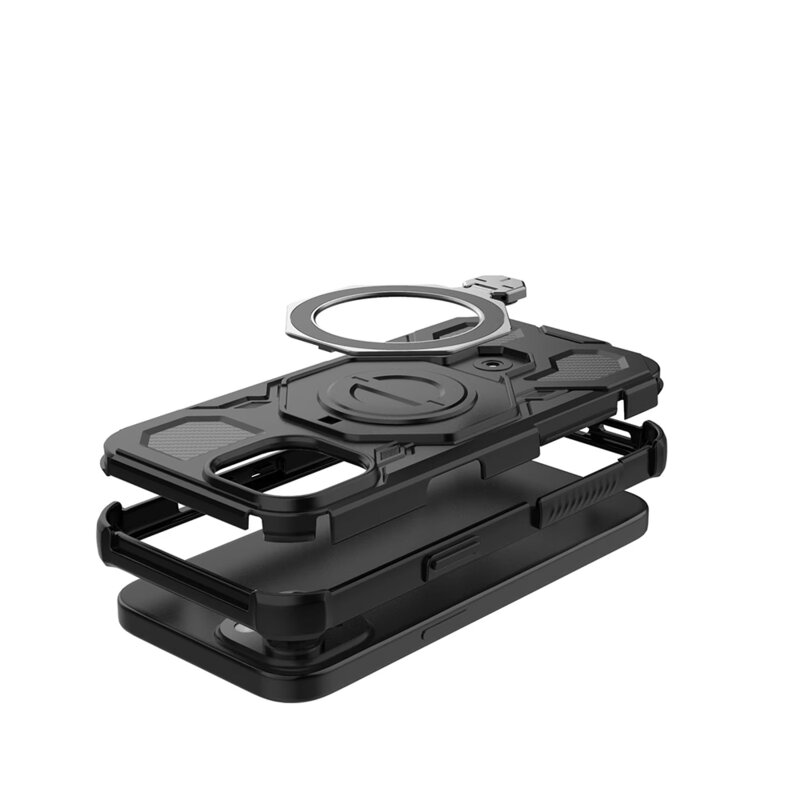 Husa Samsung Galaxy S26 Ultra Techsuit Carbon Shield PRO, alb