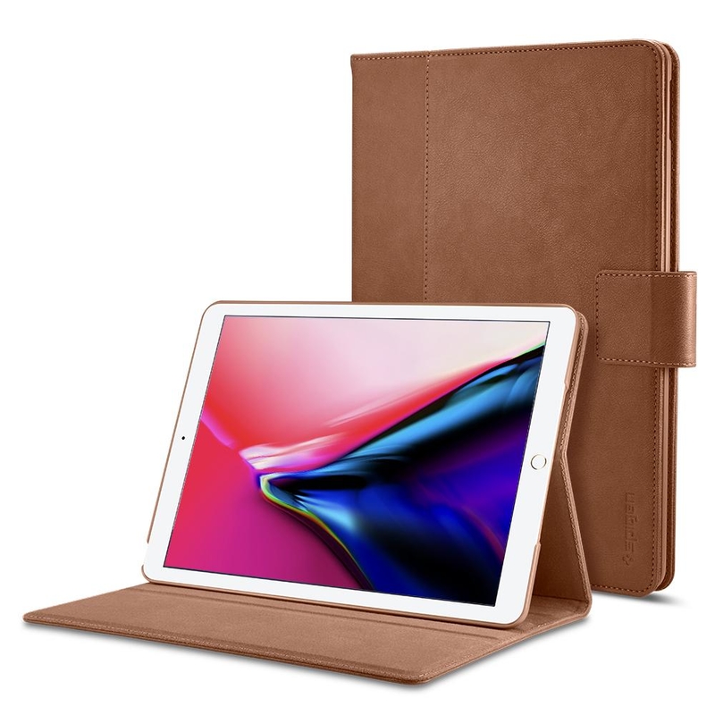 Husa Apple iPad 9.7 inch 2017, iPad 9.7 inch 2018 Flip Spigen Stand Folio- Maro