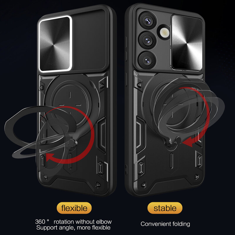 Husa Oppo Reno15 Techsuit CamGuard Pro, negru