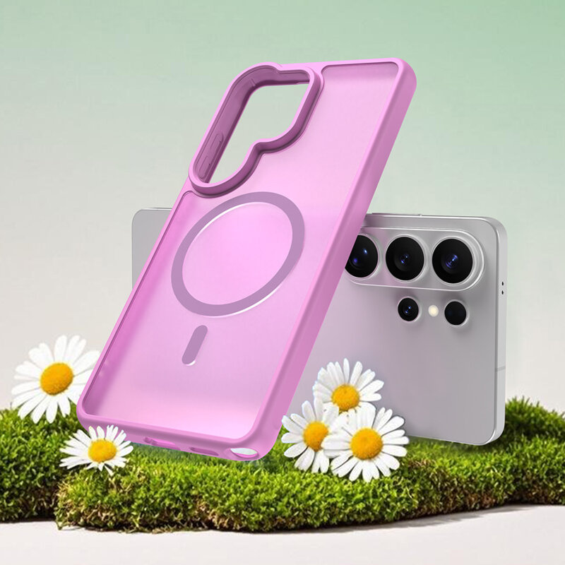 Husa Samsung Galaxy S26 Ultra Techsuit HaloFrost II MagSafe, portocaliu