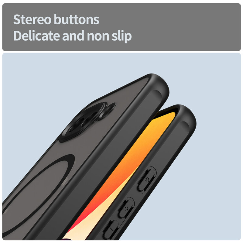 Husa Google Pixel 10a Techsuit HaloFrost II MagSafe, negru