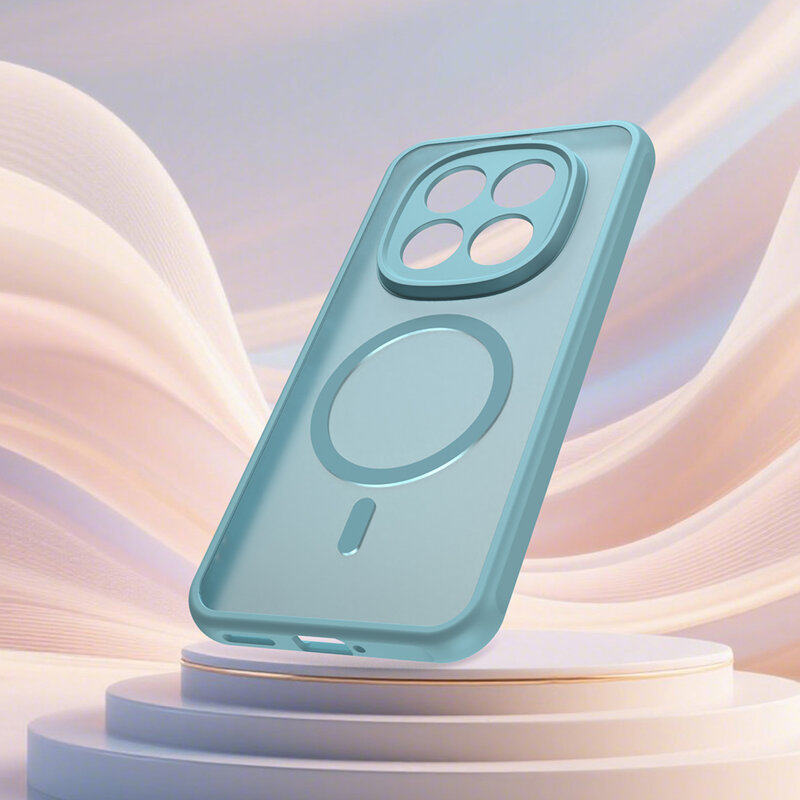 Husa Xiaomi Redmi Note 15 Pro+ 5G Techsuit HaloFrost II MagSafe, verde menta