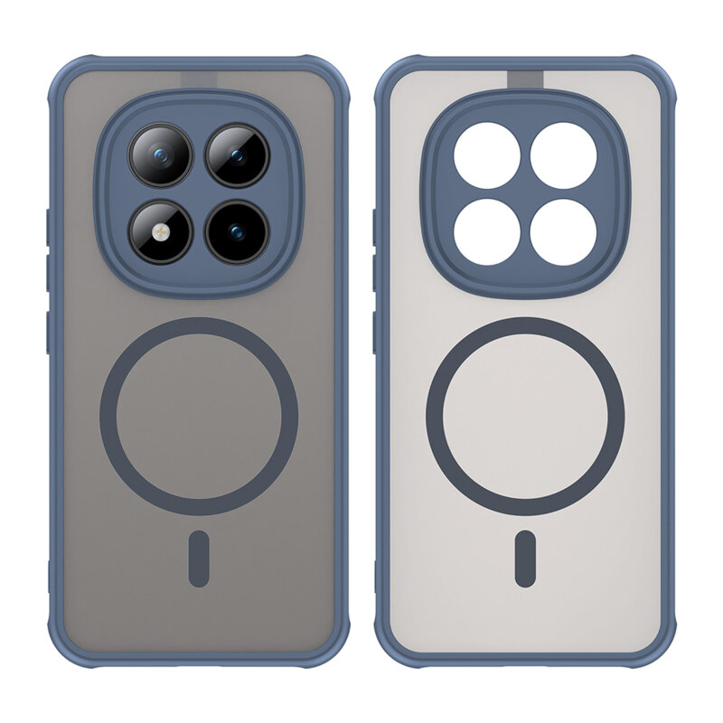 Husa Xiaomi Poco M8 Pro 5G Techsuit HaloFrost II MagSafe, bleumarin