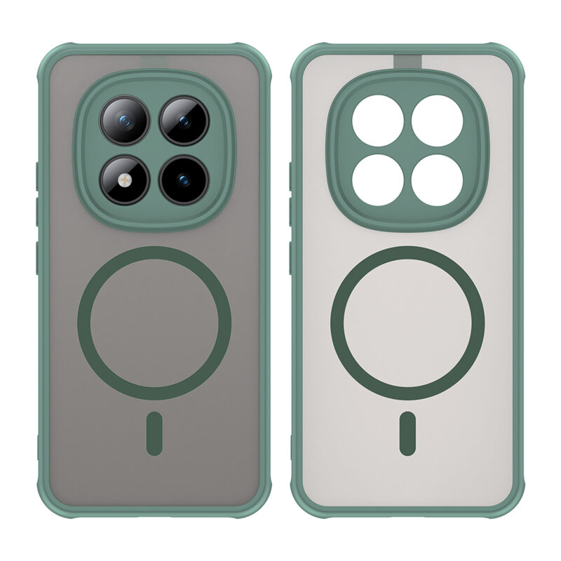 Husa Xiaomi Redmi Note 15 Pro+ 5G Techsuit HaloFrost II MagSafe, verde