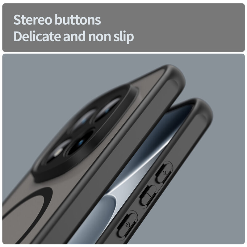 Husa Xiaomi Redmi Note 15 Pro+ 5G Techsuit HaloFrost II MagSafe, negru