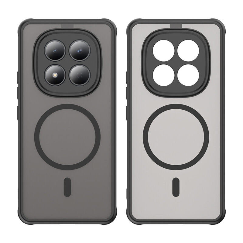 Husa Xiaomi Redmi Note 15 Pro 4G Techsuit HaloFrost II MagSafe, negru