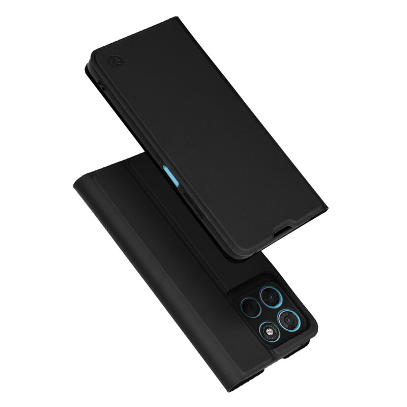 Husa Motorola Moto G67 Power Techsuit Magskin Book, negru