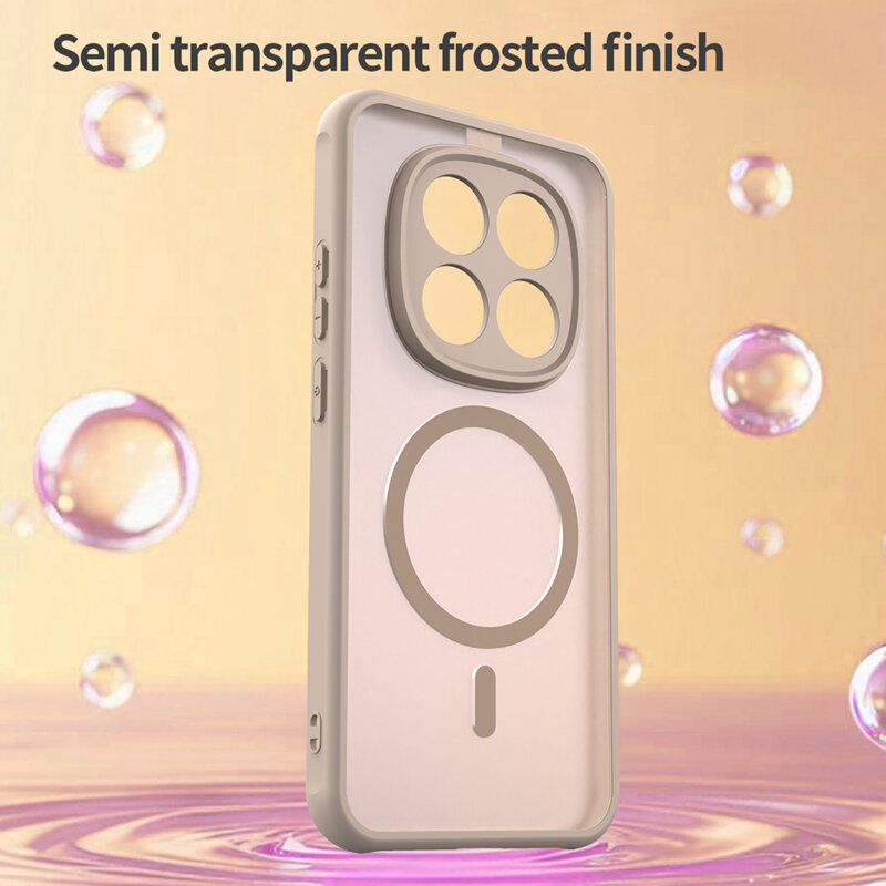 Husa Xiaomi Redmi Note 15 Pro 5G Techsuit HaloFrost II MagSafe, auriu