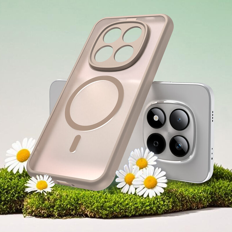 Husa Xiaomi Redmi Note 15 Pro 5G Techsuit HaloFrost II MagSafe, auriu