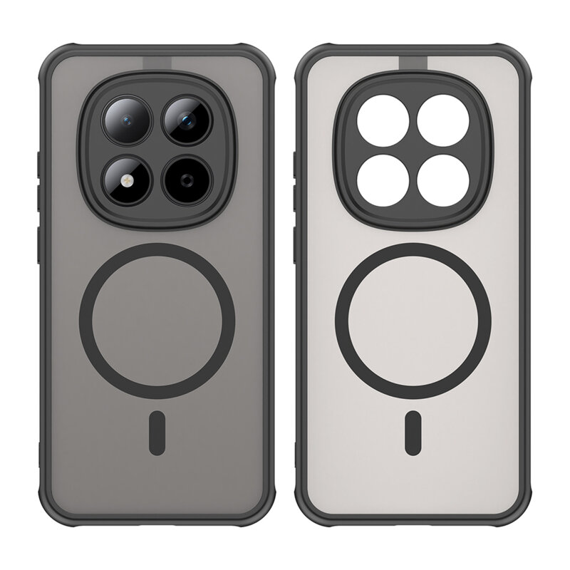 Husa Xiaomi Redmi Note 15 Pro 5G Techsuit HaloFrost II MagSafe, negru